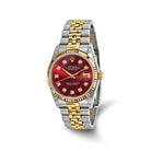 pre-owned rolex-independently certified steel and 18k 36mm jubilee - 10209red