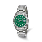 pre-owned rolex-independently certified steel 36mm oyster- 10229grn