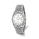 pre-owned rolex-independently certified steel 36mm jubilee - 10253