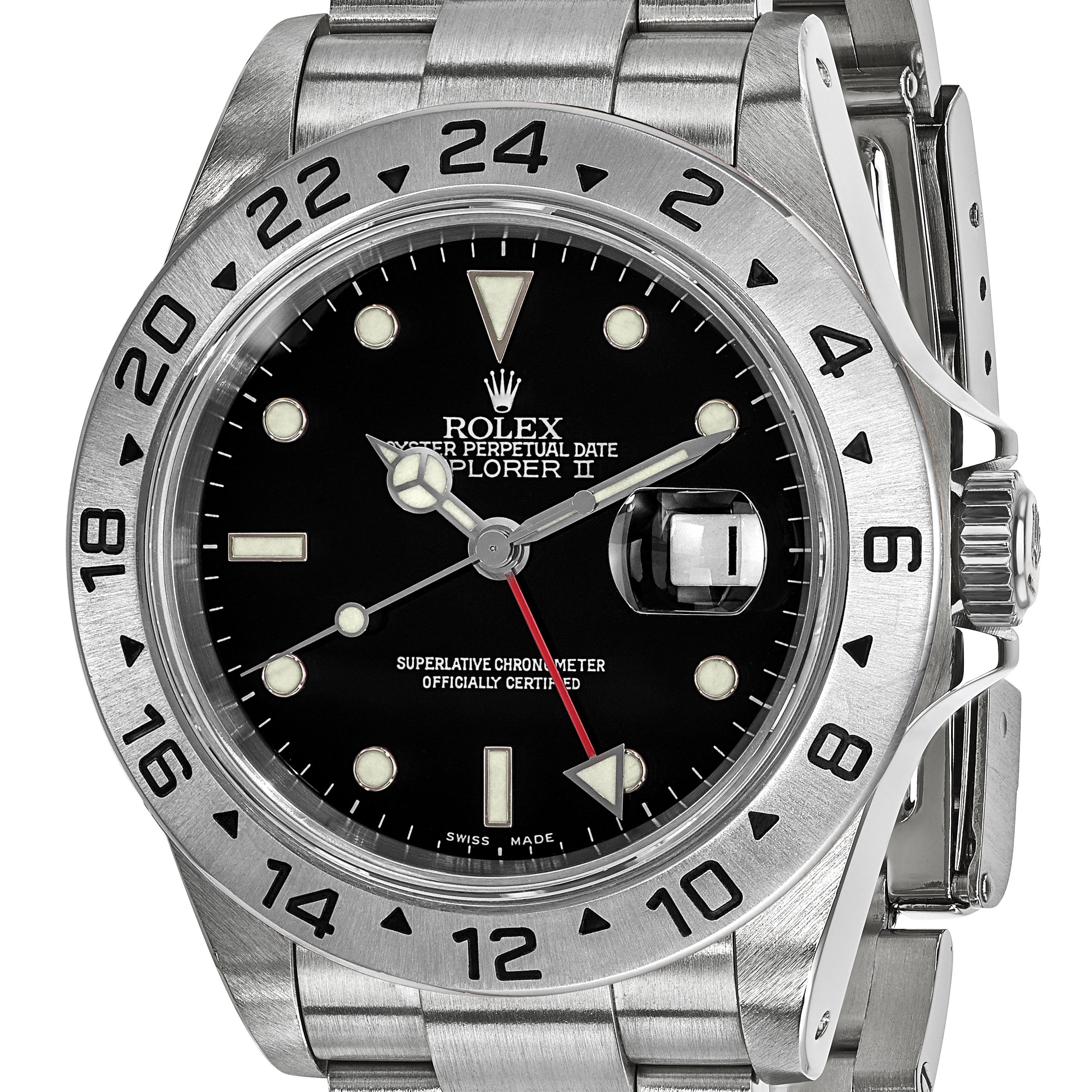 Pre-owned Rolex-Independently Certified Steel Oyster Dial Watch