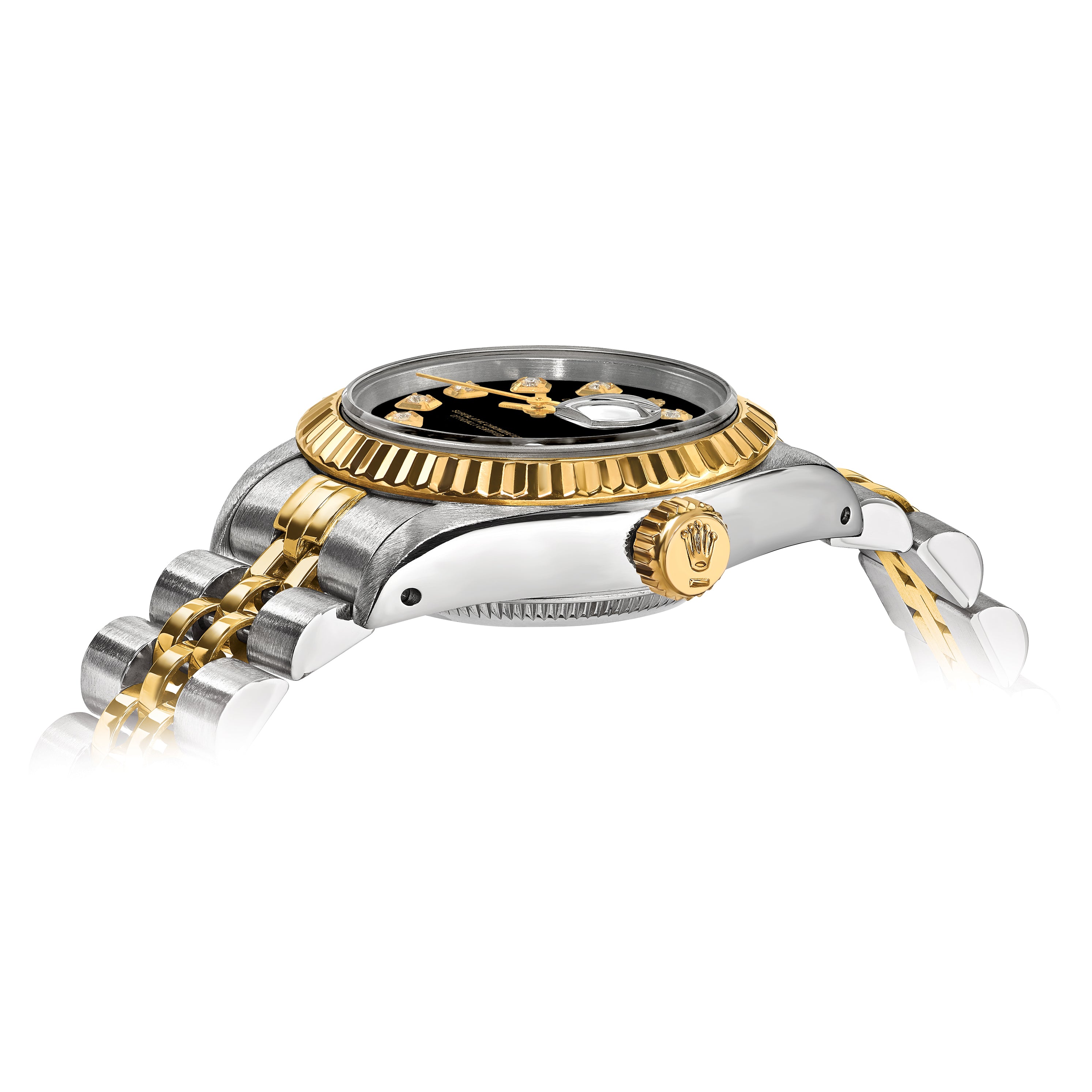 ROLEX K18 ステンレス コンビ 26mmx15mm ×3mm Pre-owned Rolex-Independently Certified Steel and 18k 26mm Jubilee