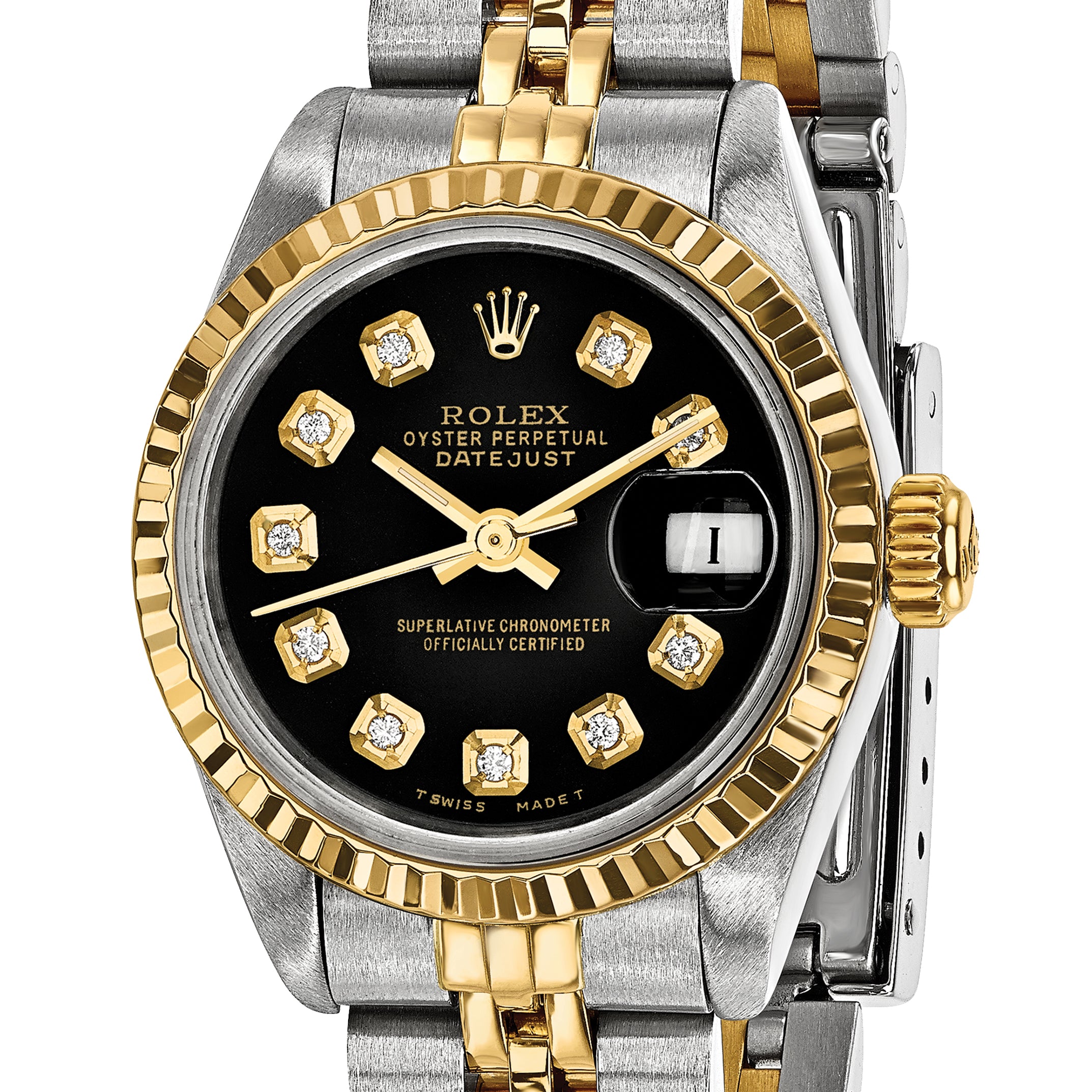 Pre-owned Rolex-Independently Certified Steel and 18k 26mm Jubilee