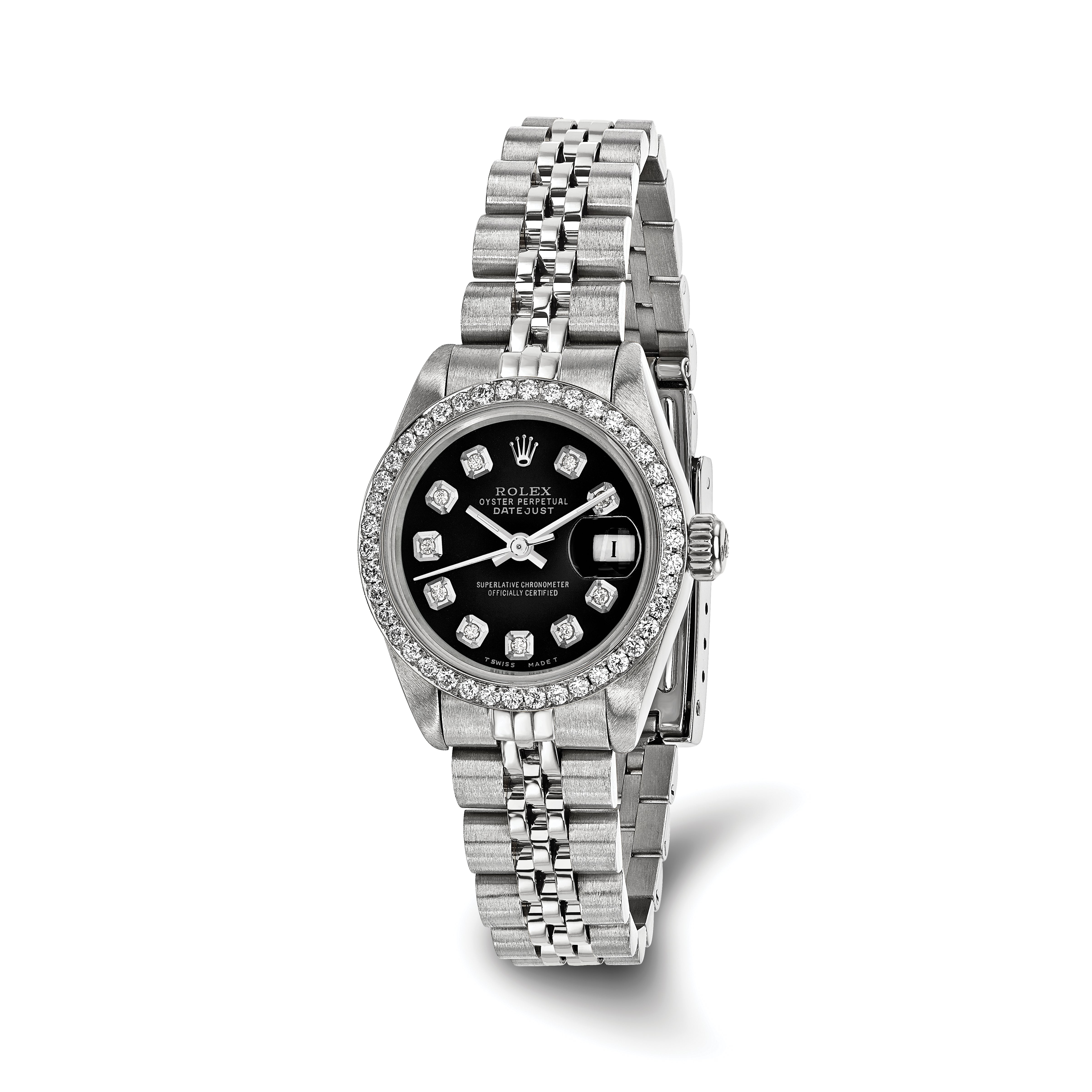 pre-owned rolex-independently certified steel 26mm jubilee - 20351