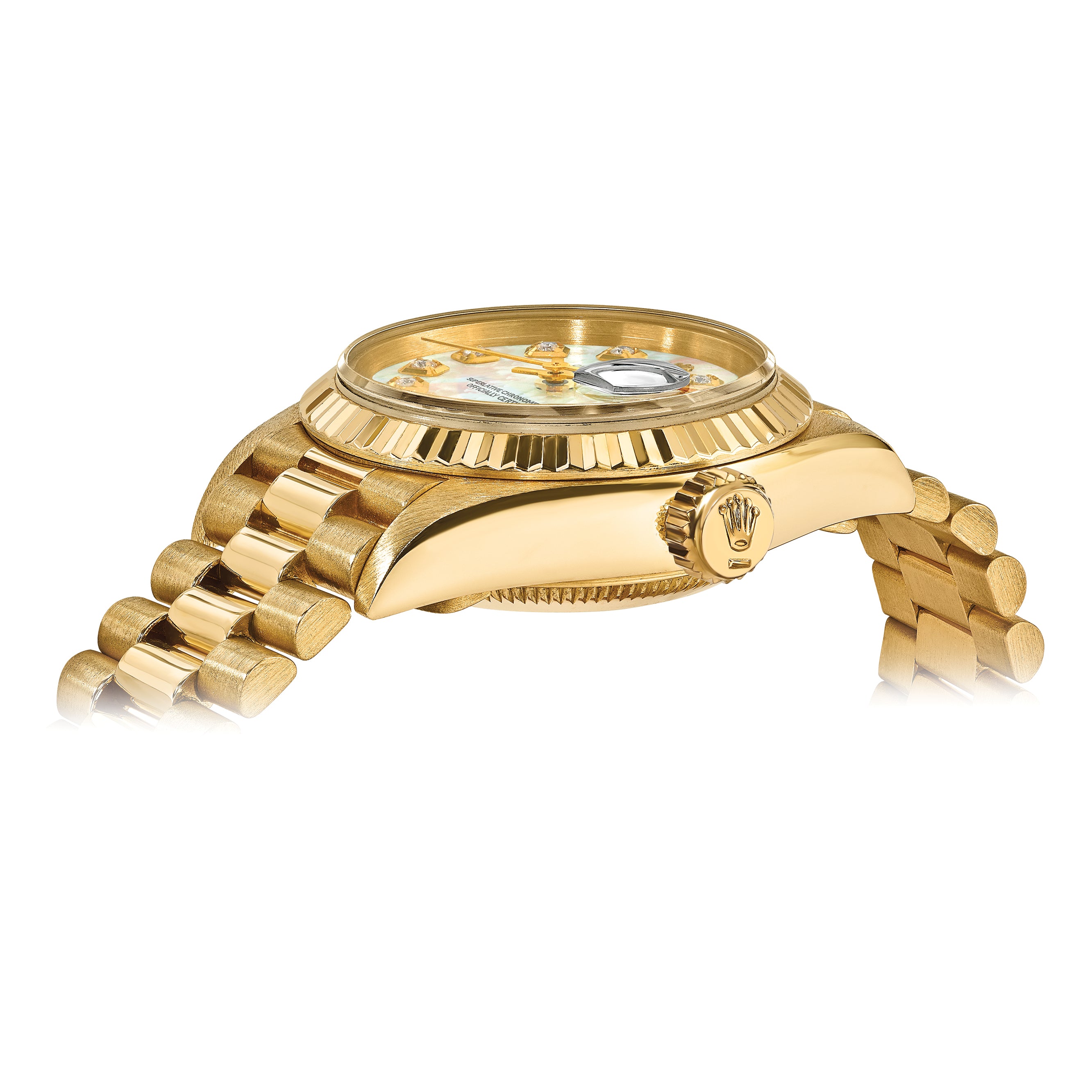 Pre-owned Rolex-Independently Certified 18k 26mm Dial Watch