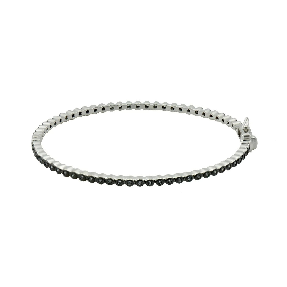 Freida Rothman Signature Pave Hinge Bangle – Diamond Vault of Troy