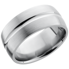 lashbrook titanium collection titanium 10mm domed band