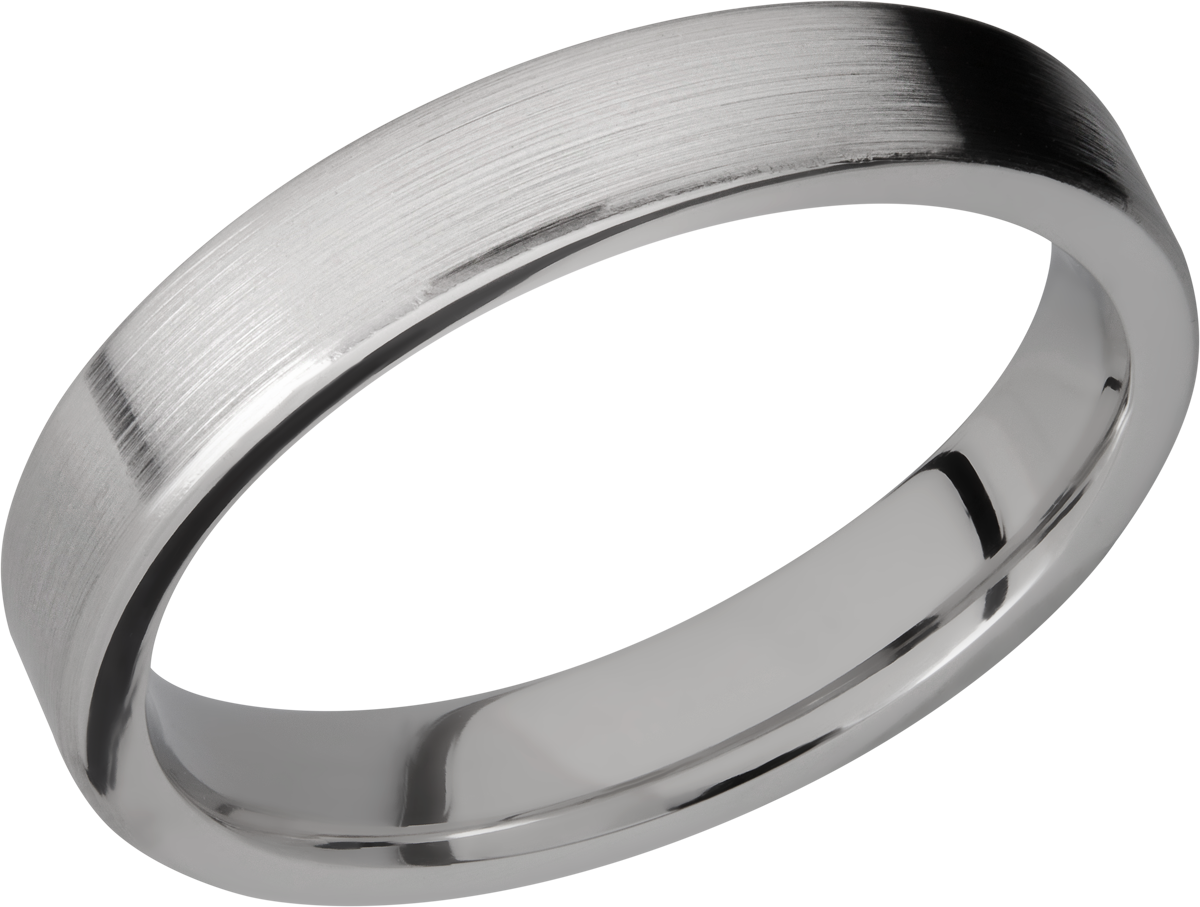 lashbrook titanium collection titanium 4mm flat band