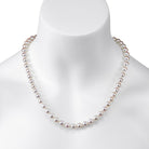 6mm 18" akoya pearl strand necklace 6065-18-a+w