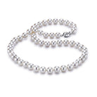 6.5-7mm 18" akoya pearl strand necklace 6570-18-a+w