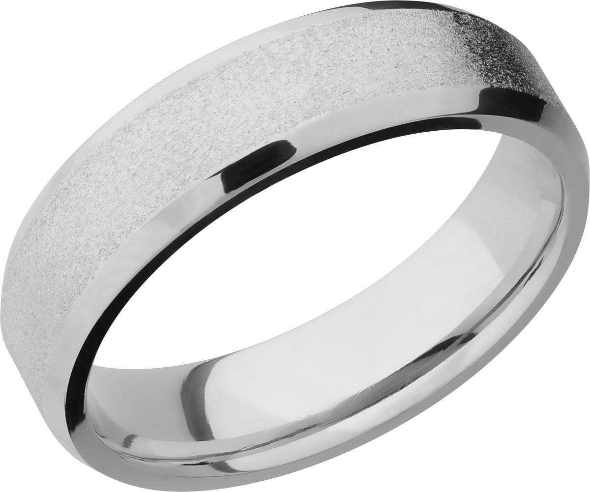 lashbrook titanium collection titanium 6mm beveled band