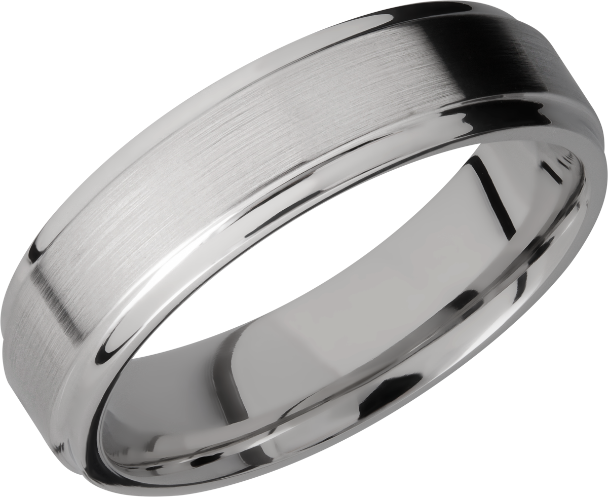 lashbrook titanium collection titanium 6mm flat band