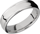 lashbrook titanium collection titanium 6mm domed band