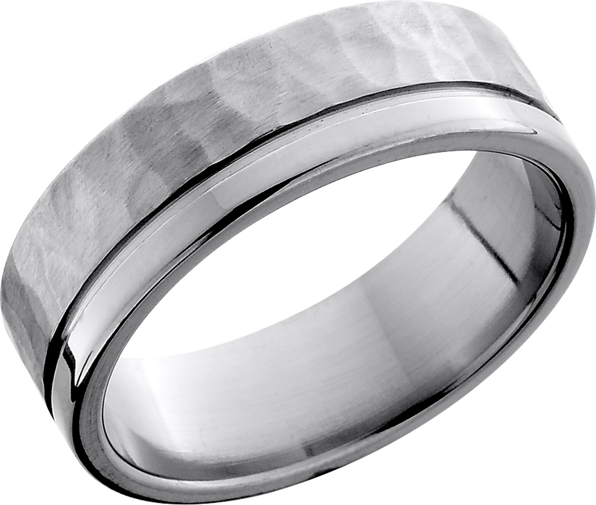 lashbrook titanium collection titanium 7mm flat band