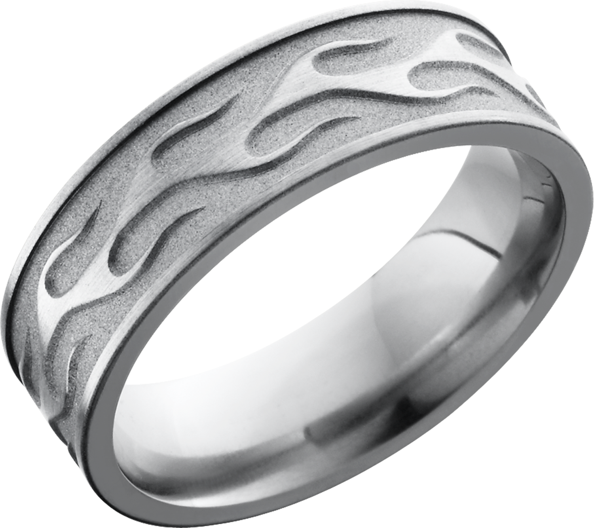 lashbrook titanium collection titanium 7mm flat band