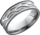 lashbrook titanium collection titanium 7mm flat band