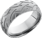 lashbrook titanium collection titanium 8mm domed band