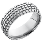 lashbrook titanium collection titanium 8mm domed band