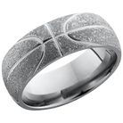 lashbrook titanium collection titanium 8mm domed band