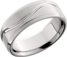 lashbrook titanium collection titanium 8mm flat band