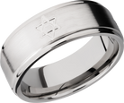 lashbrook titanium collection titanium 8mm flat band