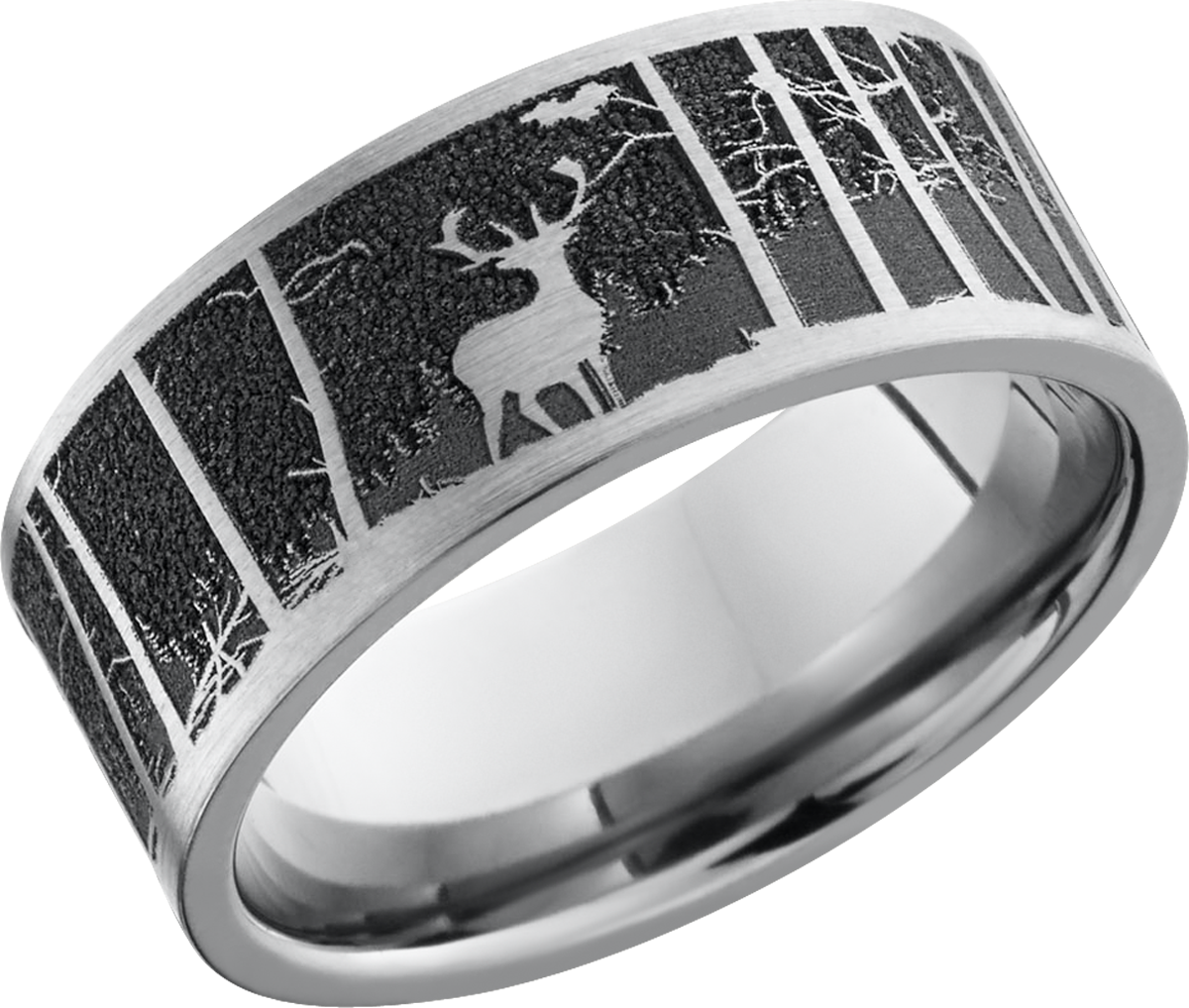 lashbrook titanium collection titanium 9mm flat band