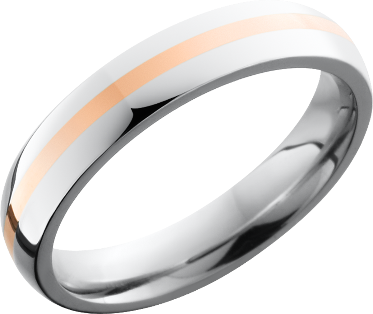 lashbrook cobalt chrome 4mm domed band