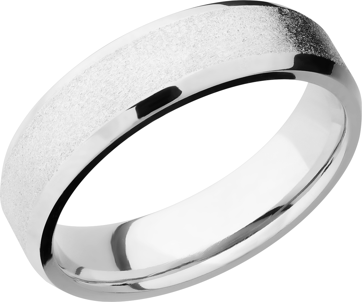 lashbrook cobalt chrome 6mm beveled band