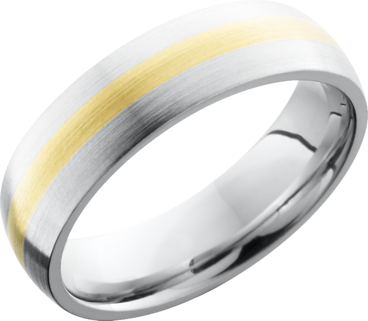 lashbrook cobalt chrome 6mm domed band