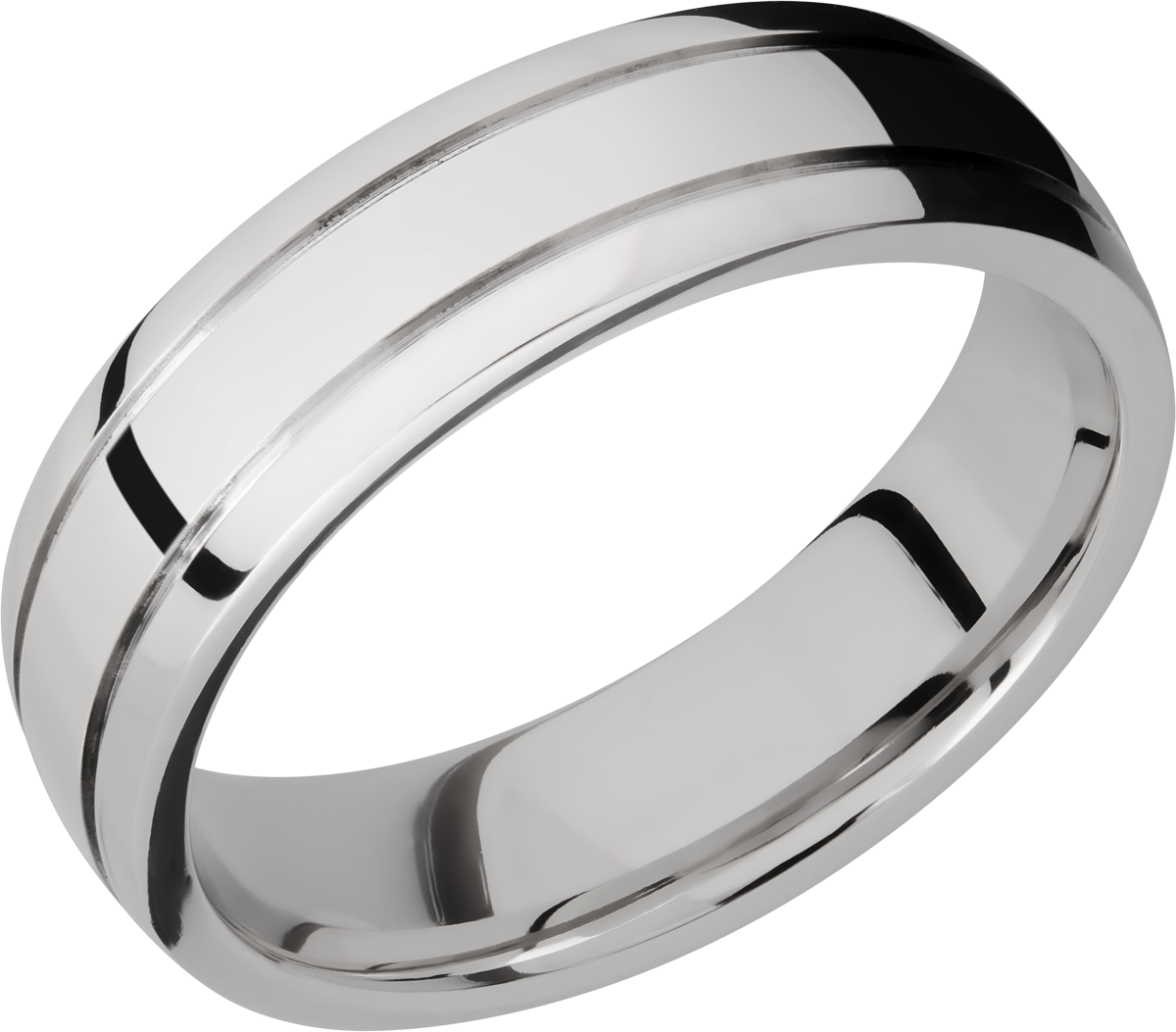 lashbrook cobalt chrome 6mm domed band