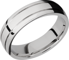 lashbrook cobalt chrome 6mm domed band