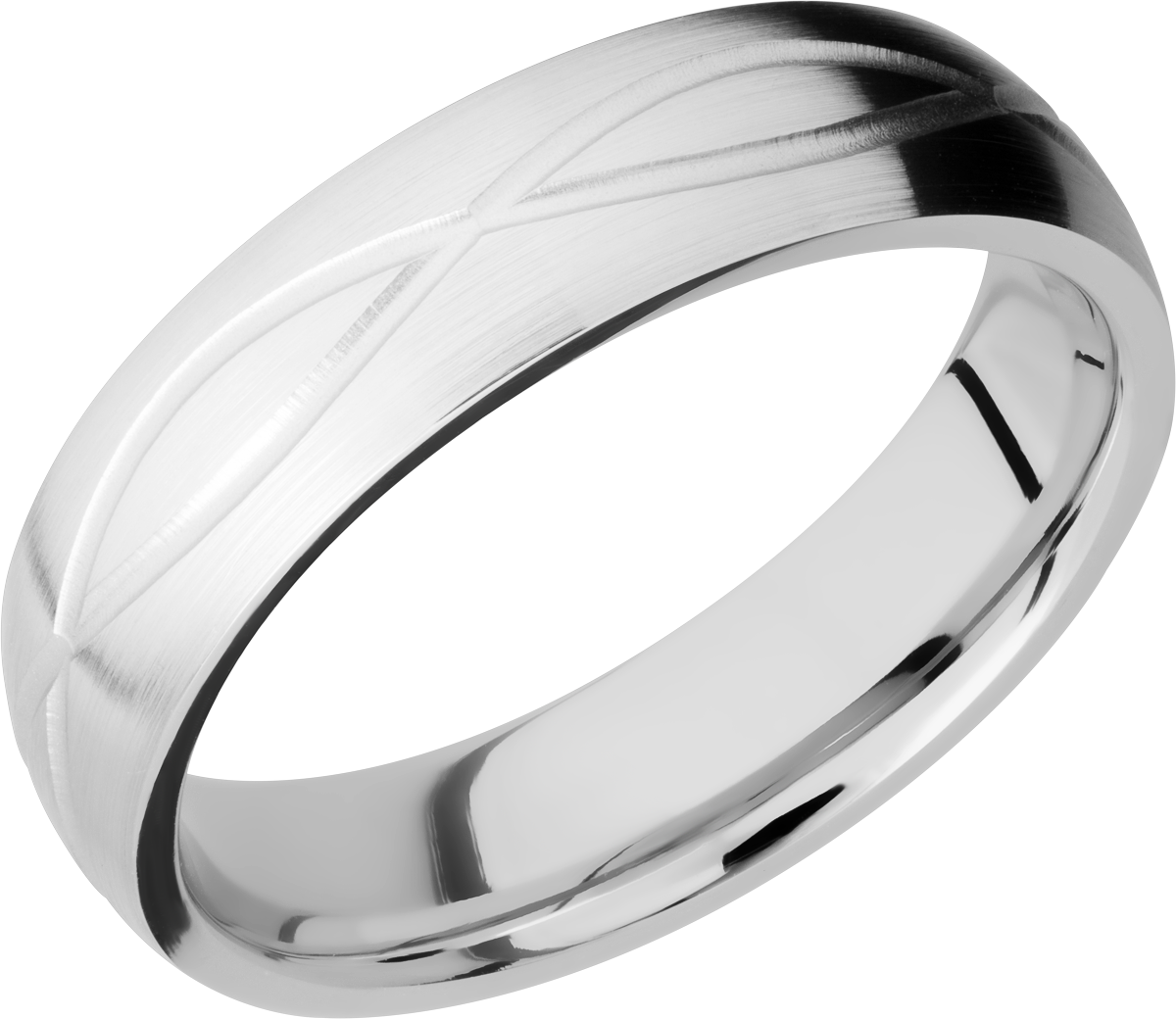 lashbrook cobalt chrome 6mm domed band