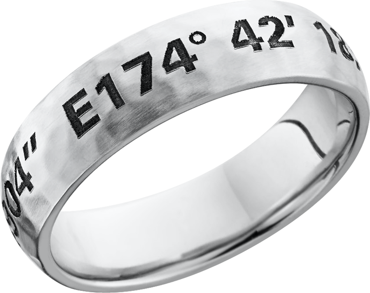 lashbrook cobalt chrome 6mm domed band