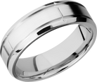 lashbrook cobalt chrome 7mm beveled band