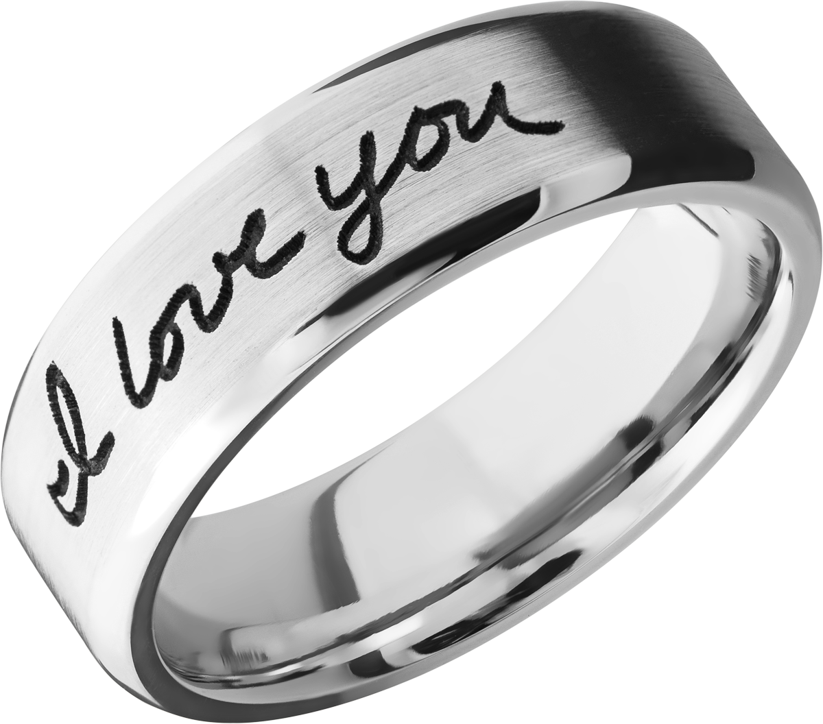 lashbrook classic cobalt chrome 7mm beveled band