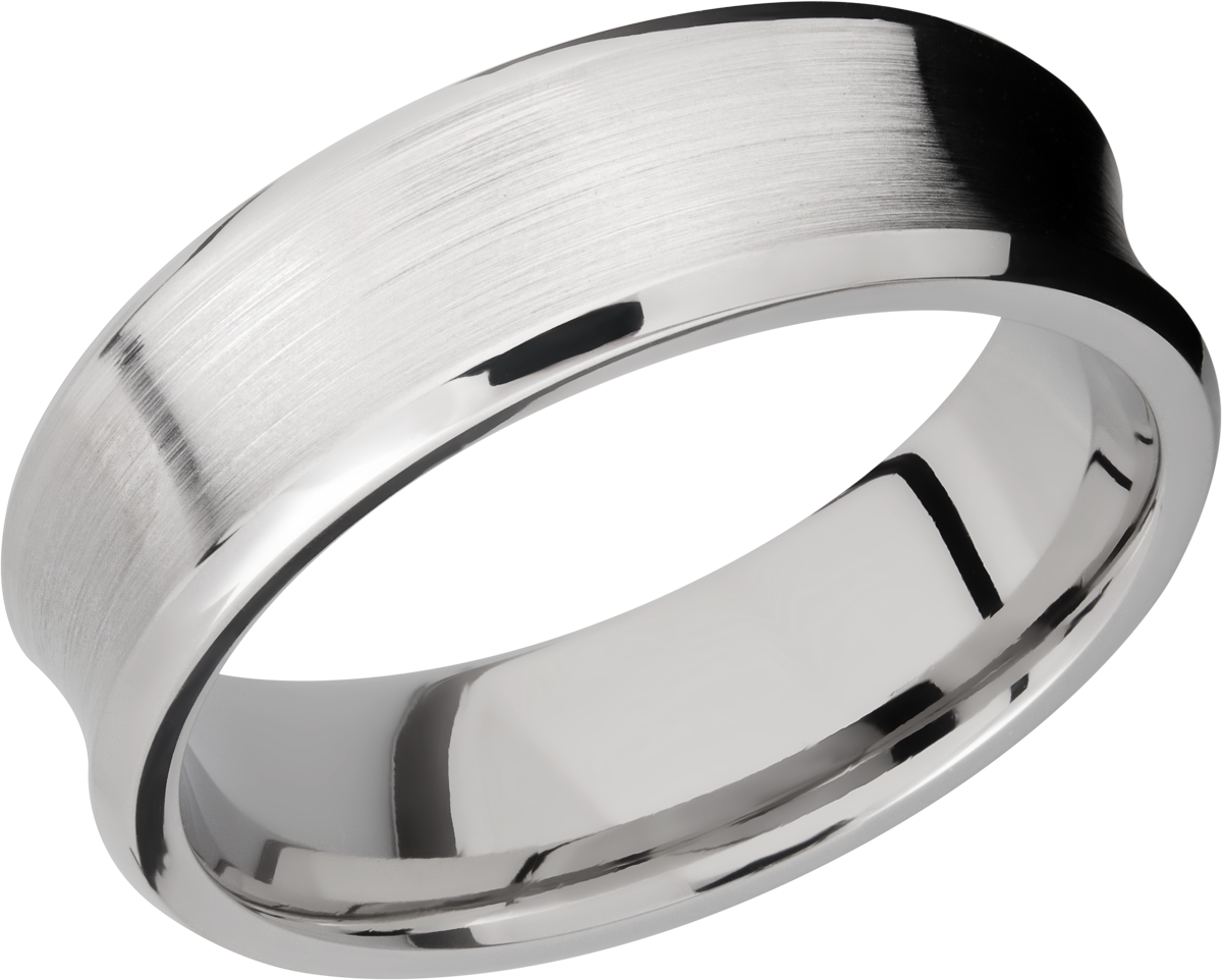 lashbrook cobalt chrome 7mm concave band