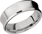 lashbrook classic cobalt chrome 7mm concave beveled band