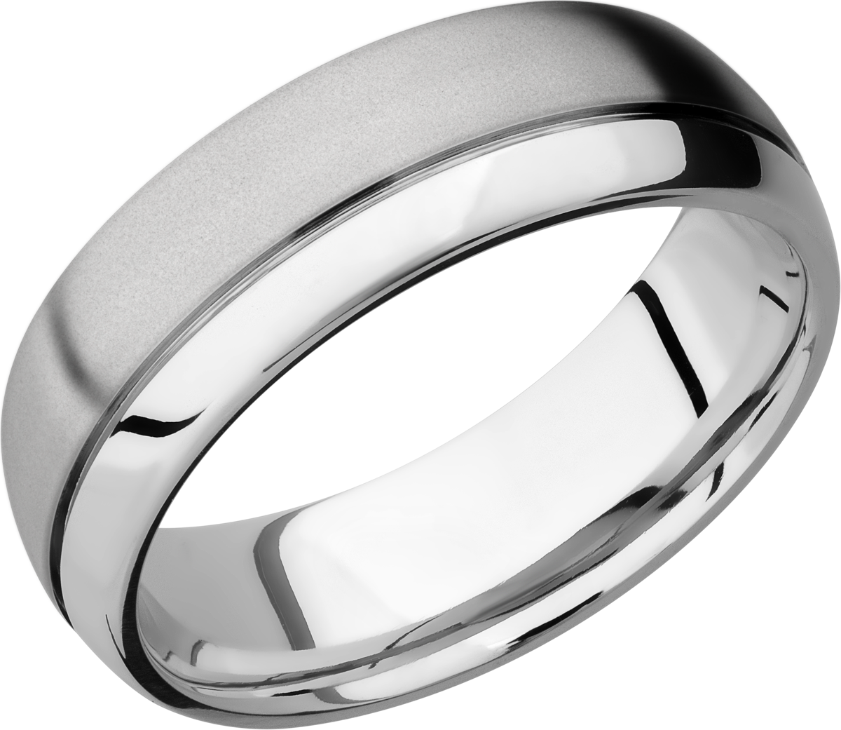 lashbrook cobalt chrome 7mmm domed band