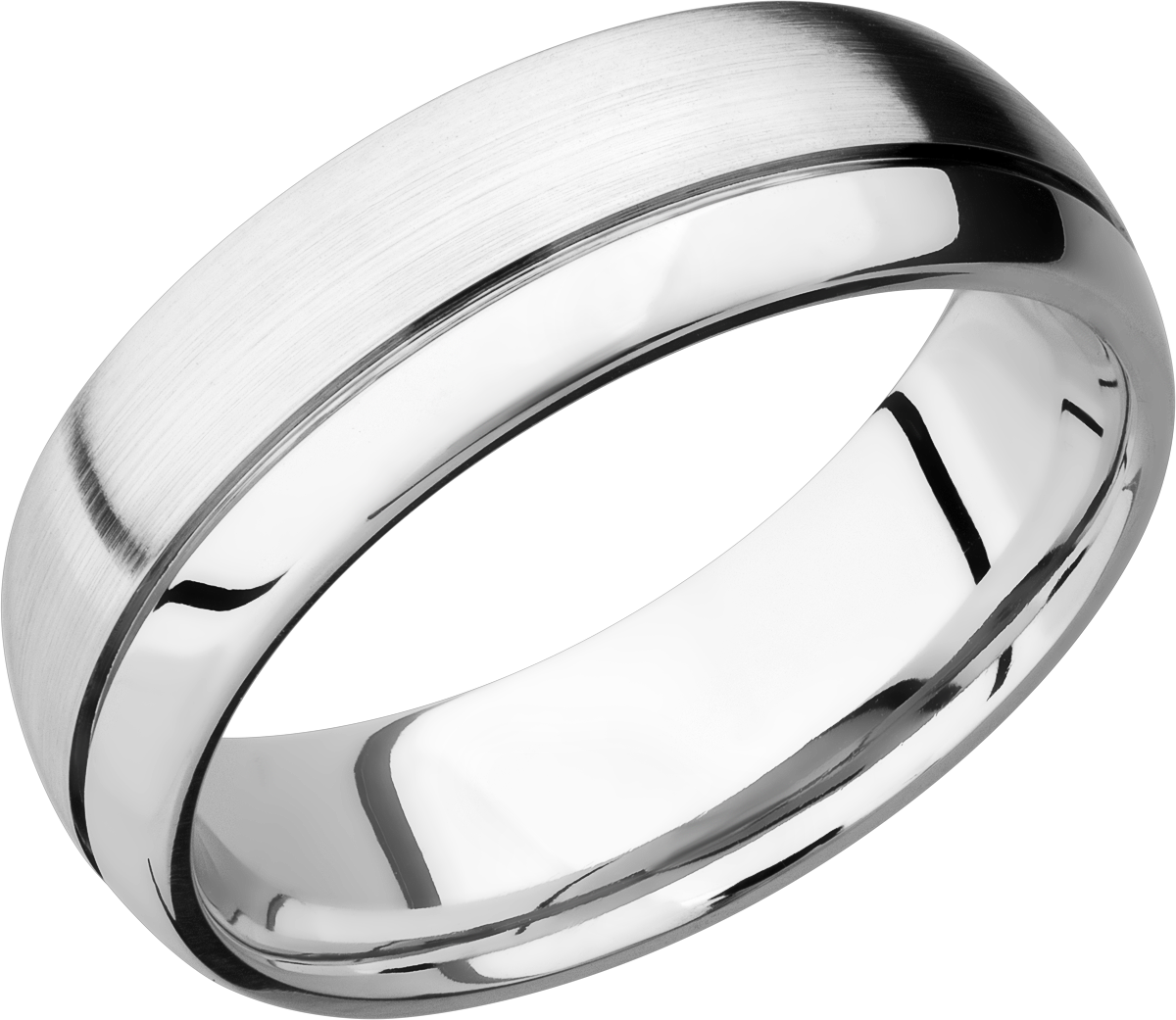 lashbrook classic cobalt chrome 7mm domed band