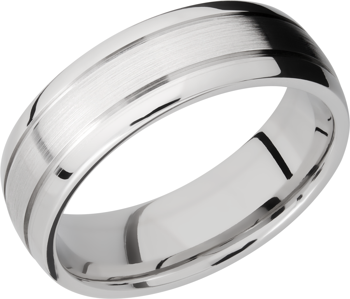 lashbrook classic cobalt chrome 7mm domed band