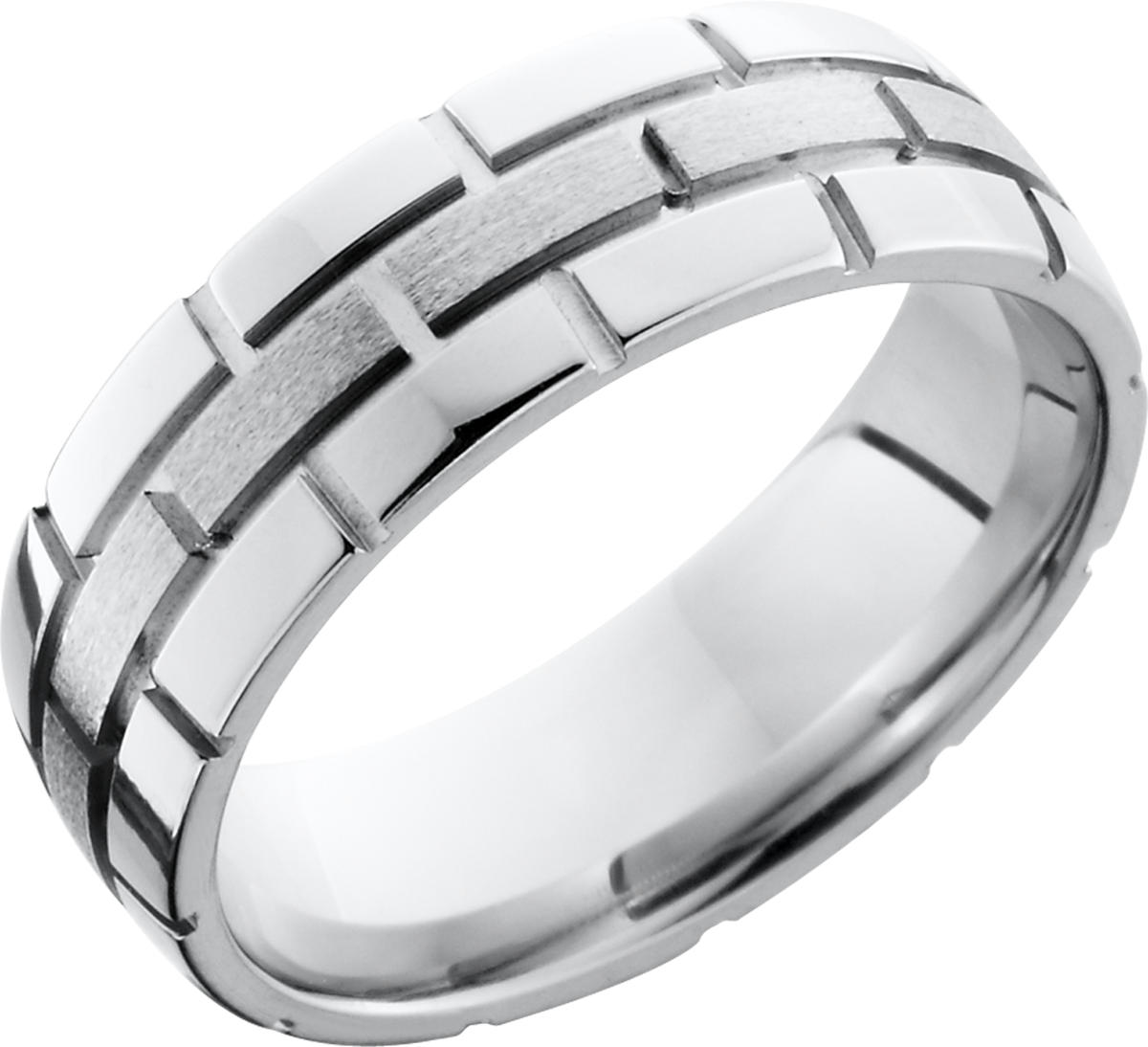 lashbrook cobalt chrome 7mm domed band