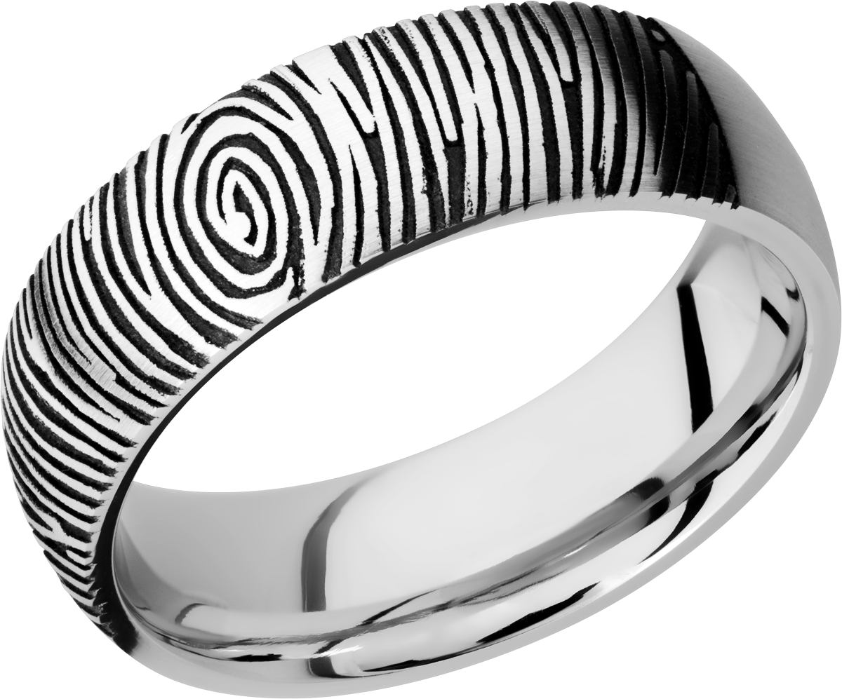 lashbrook cobalt chrome 7mm domed band