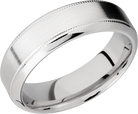 lashbrook cobalt chrome 7mm beveled band