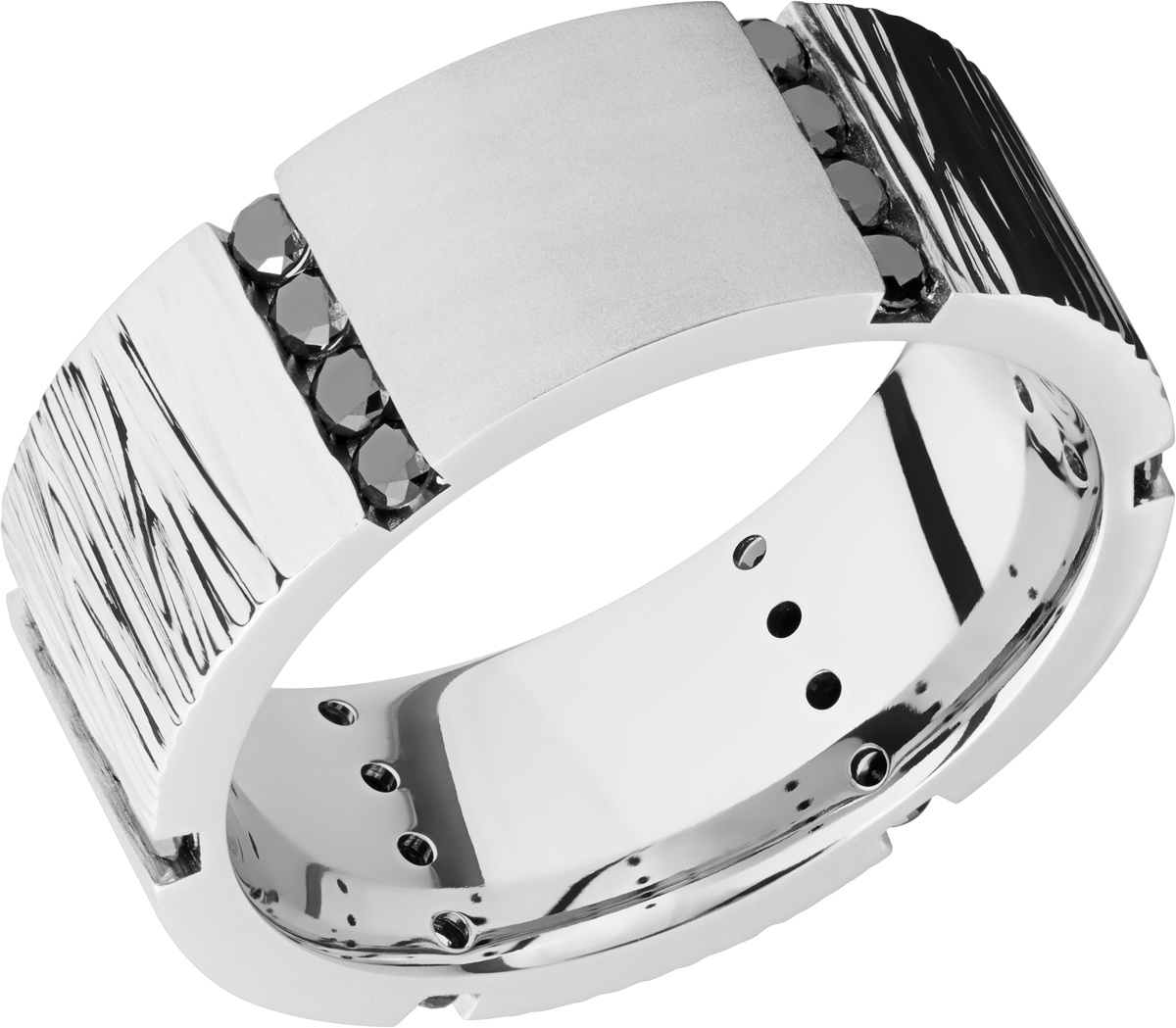 Cobalt Chrome 8.5Mm Flat Band Lashbrook Diamond Vault of Troy