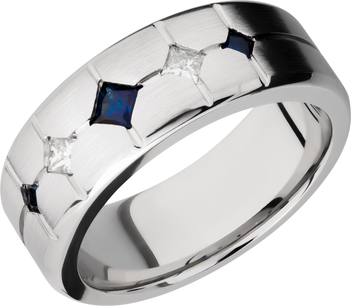 lashbrook cobalt chrome 8mm beveled band