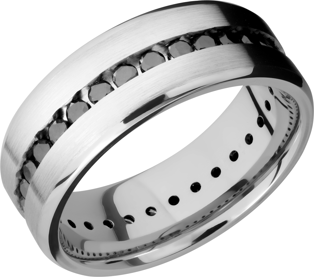 lashbrook cobalt chrome 8mm beveled band