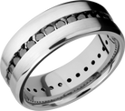 lashbrook cobalt chrome 8mm beveled band