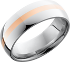 lashbrook cobalt chrome 8mm domed band