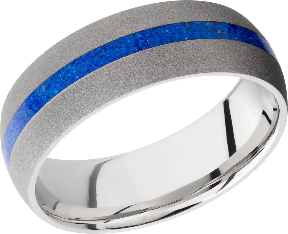 lashbrook cobalt chrome 8mm domed band