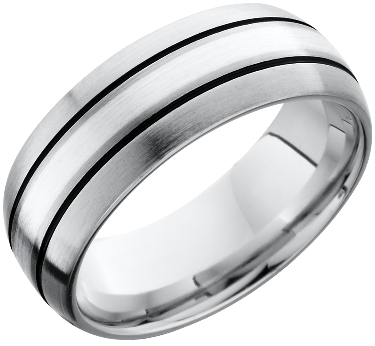 lashbrook cobalt chrome 8mm domed band