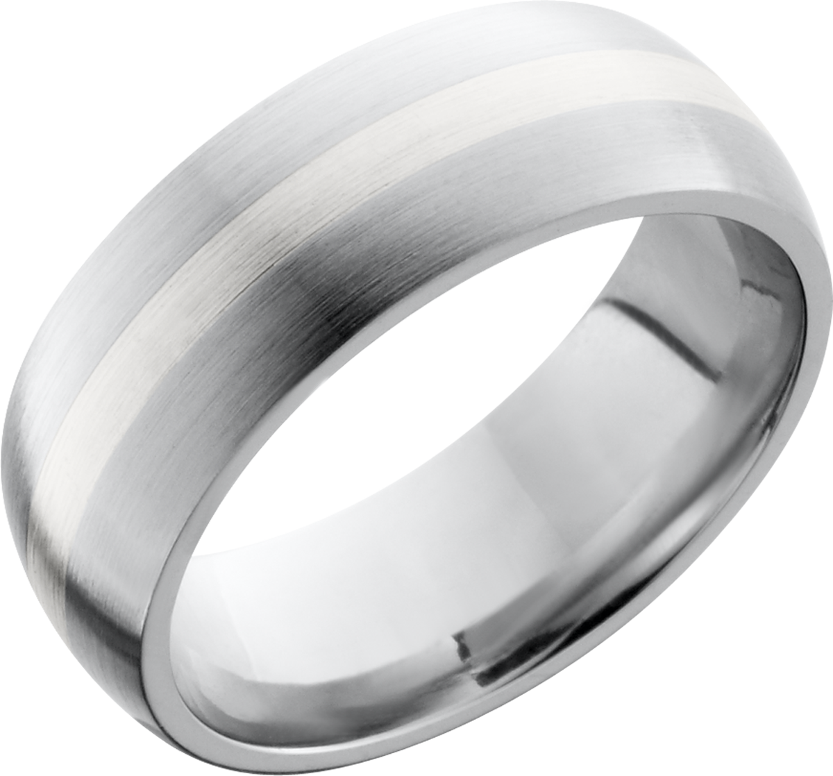 lashbrook cobalt chrome 8mm domed band